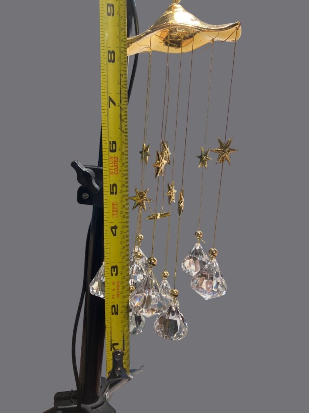 Kurt Adler Crystal Hanging Drops Christmas Ornament Taiwan 8.5 "X 3" - Picture 13 of 14